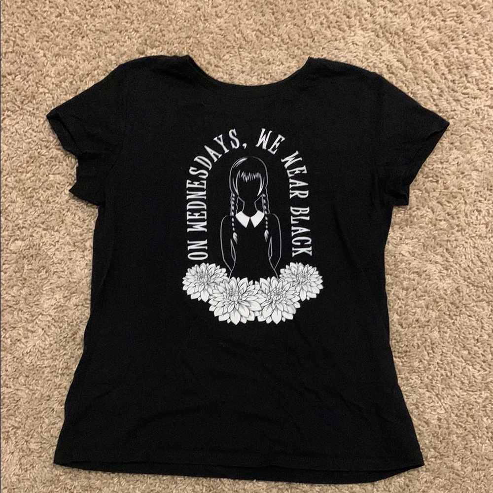 Black Graphic Kids T-Shirt